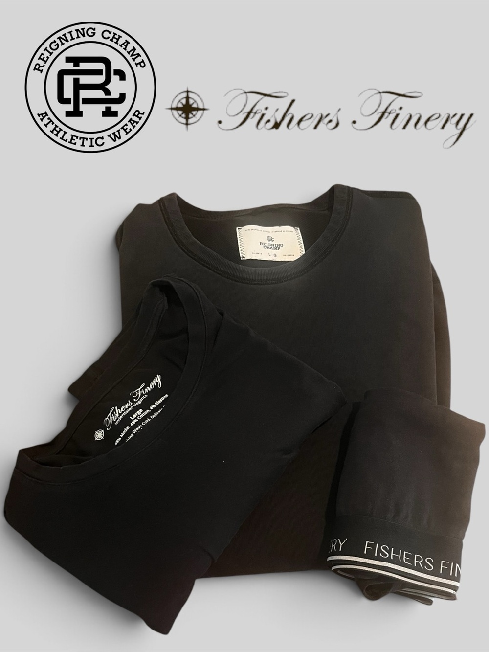 Reigning Champ & Fishers Finery Bundle L/XL